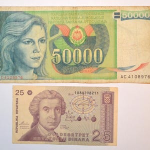 Old Banknotes 6PCs Lot
