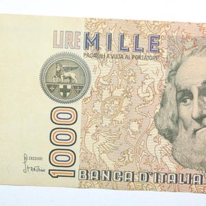 Italia 1000 Lire Marco Polo 1982. Banconota