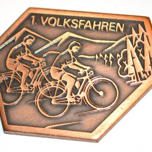 Switzerland Vintage Old Pin 1. VOLKSFAHREN&quot; Faude Gippingen