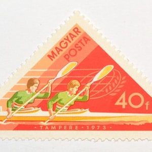 Hungary Magyar Poste 1973. Water Sports World Championships Tampere Belgrad Used Stamp