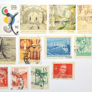 World - Lot Of 12 Old Stamps - Used