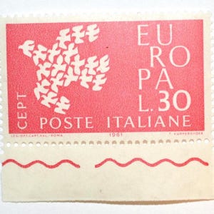 Italy Francobolli Italia - EUROPA - 30 Lire 1961. Mint Stamp