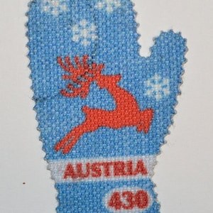 Austria 2021 MNH - Mitten - Glove - Textile stamp - set of 1 stamp