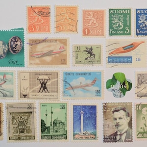 Europe - Lot Of 20 Old Stamps - Used