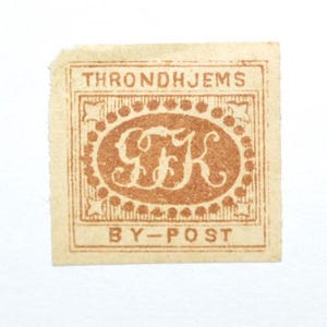 Norway, Throndhjems BY-POST 1865. Mint Stamp