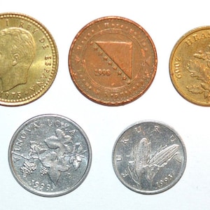 Lote Monedas Antiguas 5PZs