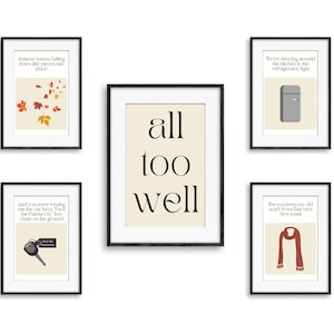 All Too Well (10 Minute Version) [Taylor's Version] [From The Vault] Poster Set