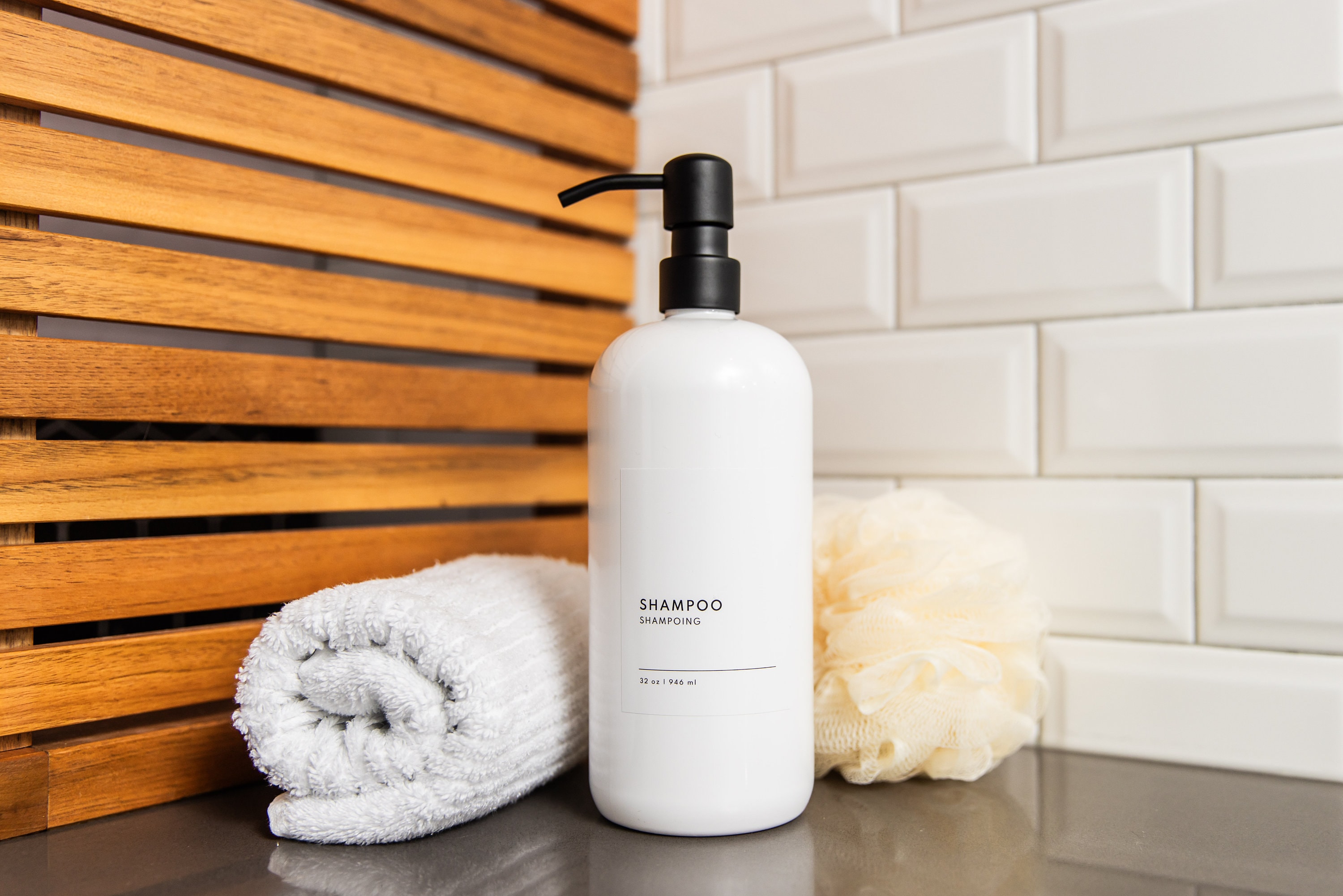 Shampoo pump bottles discount