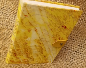 Marbled notebook - Hand marbled paper - Marbled paper - Journal - Travel Journal - Diary
