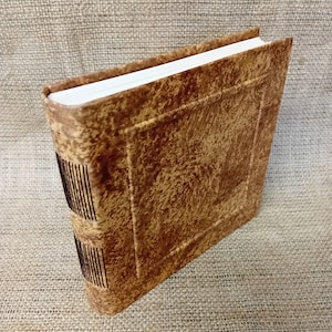 Brown leather notebook - Sketchbook - Journal - Diary