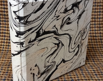A6 Notebook - Marbled Paper - Notebook - Journal - Recipe book - Diary - Birthday gift - Christmas gift - Travel Journal - Lifestyle journal