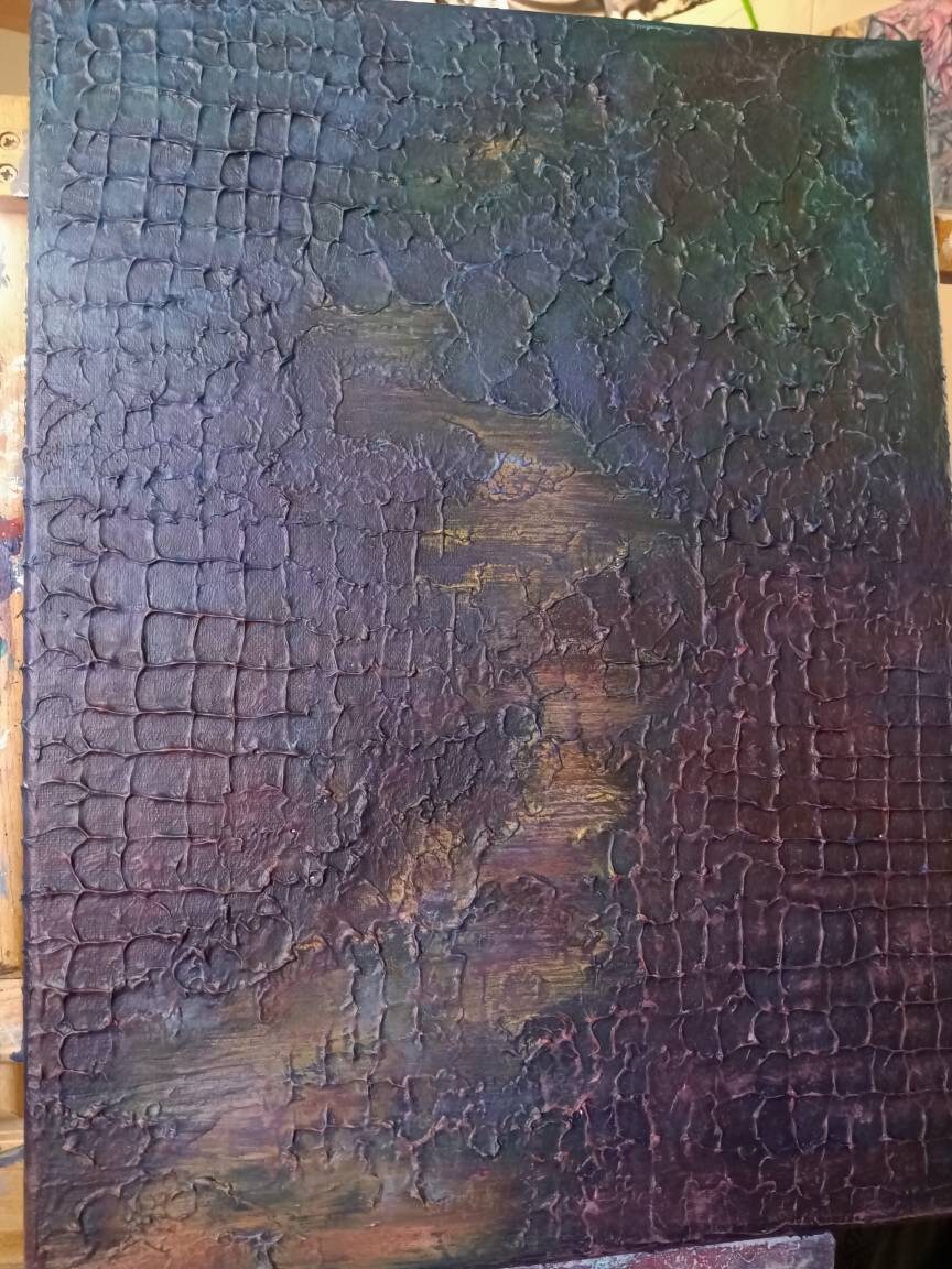 Original Abstract Texture Painting "hidden Path" - Etsy