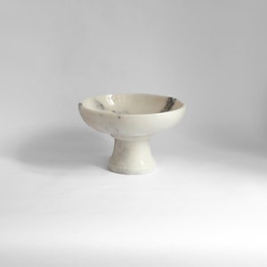 Marble Pedestal Bowl, Fruit Bowl