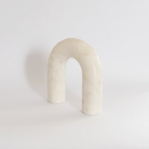 Veil Marble Arch Object, Marble Decorative Object