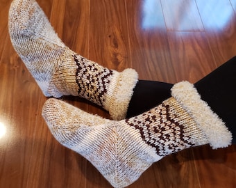 Mukluk Pattern in 3 Gauges and 12 Sizes by Diana Sullivan - Pattern for Flatbed Machine Knitters