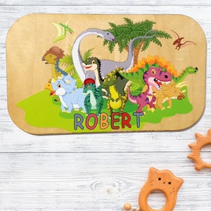Personalized Placemat Baby Gift Birthday Present Gustom Gift Baby Toddler First Second Third Birthday Gift Idea Wooden Placemat for Children