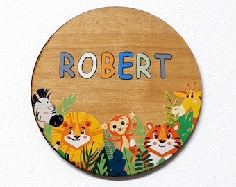 Regalo personalizado para niños, Niño Nombre Montaña rusa Regalo personalizado para cumpleaños de niños niños, Almohadilla de taza de madera personalizada, Nombre montaña rusa personalizado