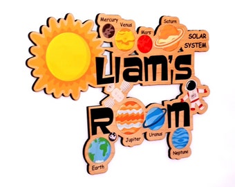 Espacio Temático Guardería, Nombre Del Signo de la Puerta, Regalo de 1er Cumpleaños Bebé Niño, Regalos para Niños