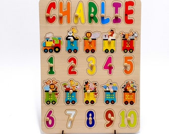 Rompecabezas Montessori personalizado / Juego de cartas de emparejamiento / Juego educativo de educación en el hogar / Manipulativo de matemáticas