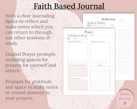 Enjoy the Journey Inspirational Journal  Gratitude Prayer Journal -  Clothed with Truth