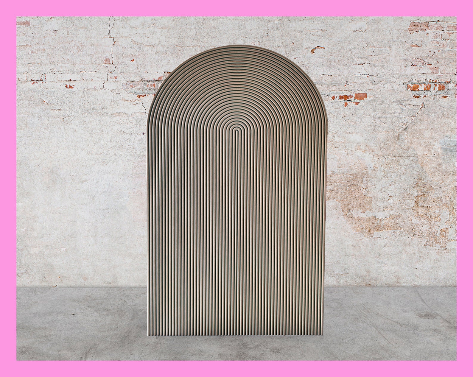 Ripple Arch Backdrop MDF Custom Colours Etsy UK