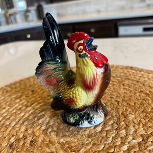 Vintage Chicken Rooster Salt Shaker Ceramic Made In Japan