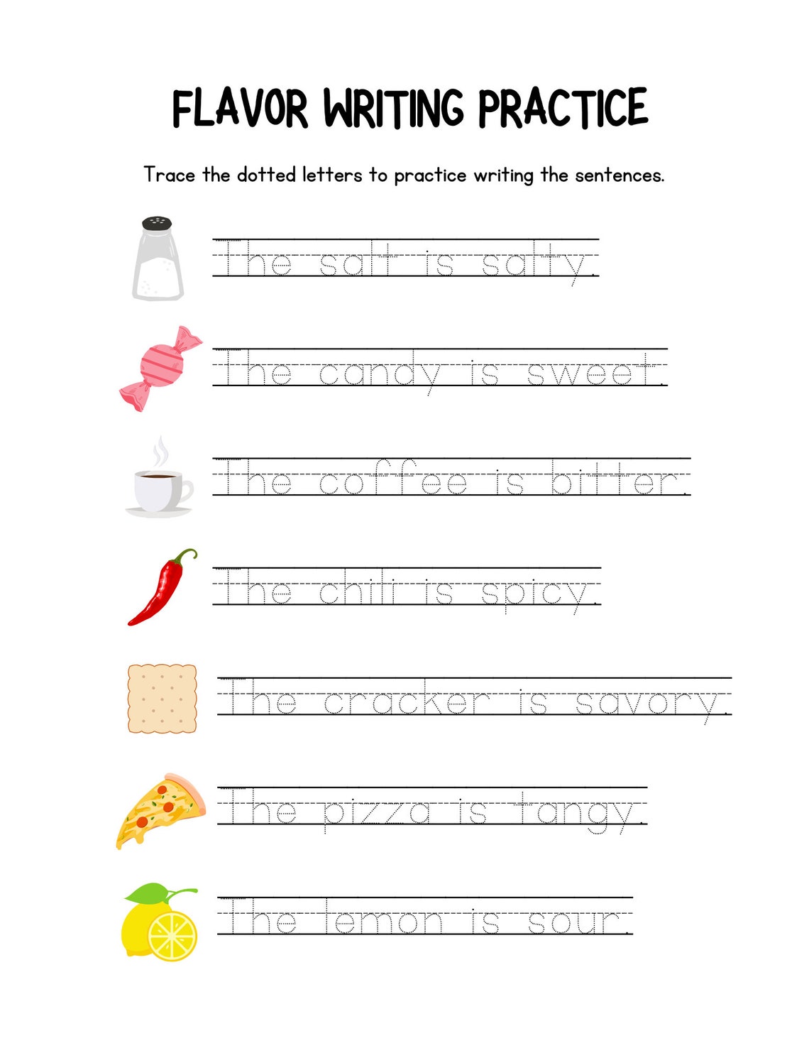 Grade 1 Writing Practice English Packet, First Grade Writing Practice ...