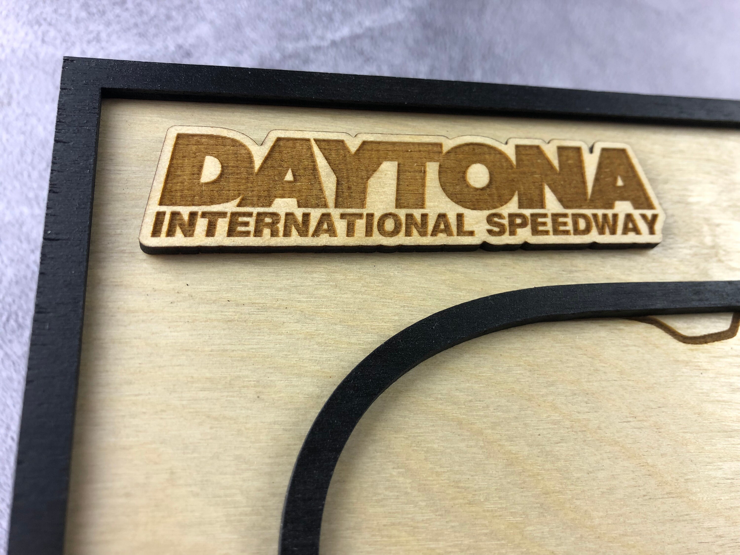 Daytona Superspeedway Race Track Layout. Wall Decoration Etsy Canada