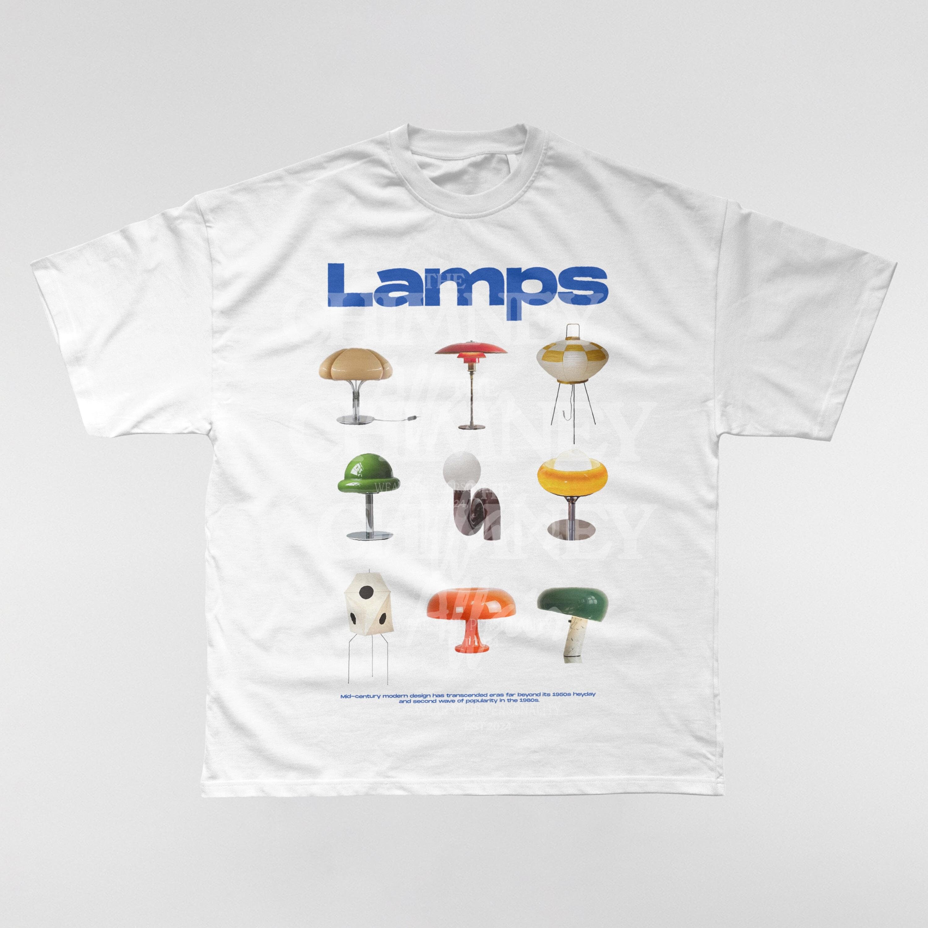 Aesthetic 90s Mid Century Modern Lamps Shirt, Retro Vintage