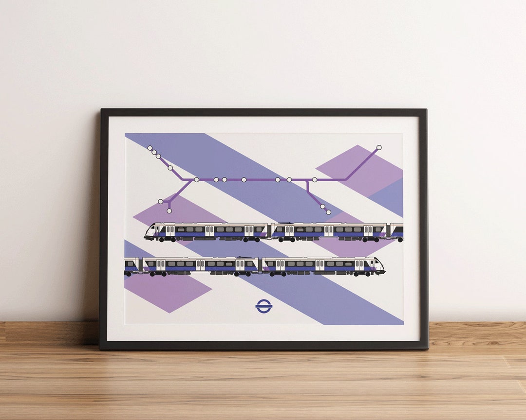 Elizabeth Line Crossrail Poster Design 3 Etsy Portugal elizabeth-line-crossrail-poster-design-3-etsy-portugal