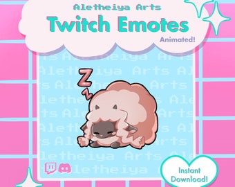 Animated Wooloo Twitch Emote / Pokemon Sheep Icon / Transparent PNG Emoji Discord & Twitch / Custom Stream Emotions / Meme Emote
