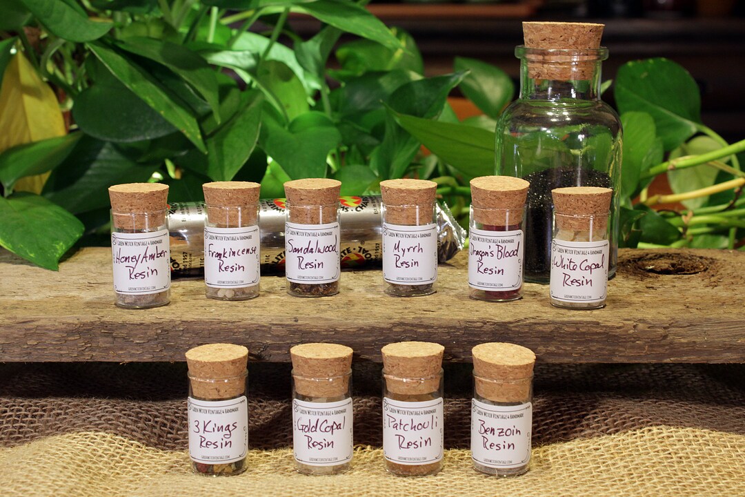 Bottled Incense Resins Etsy