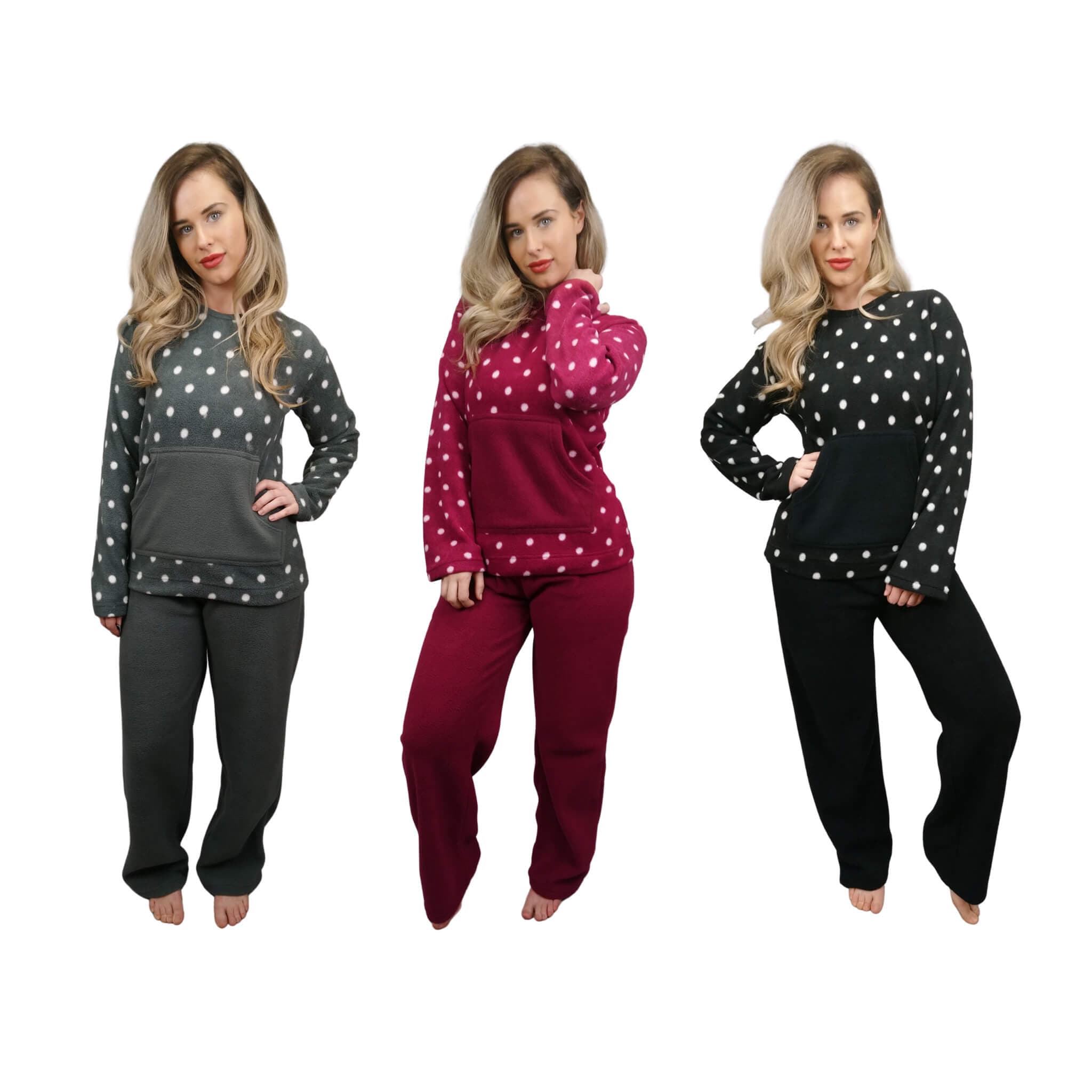 Womens fleece christmas pyjamas new arrivals