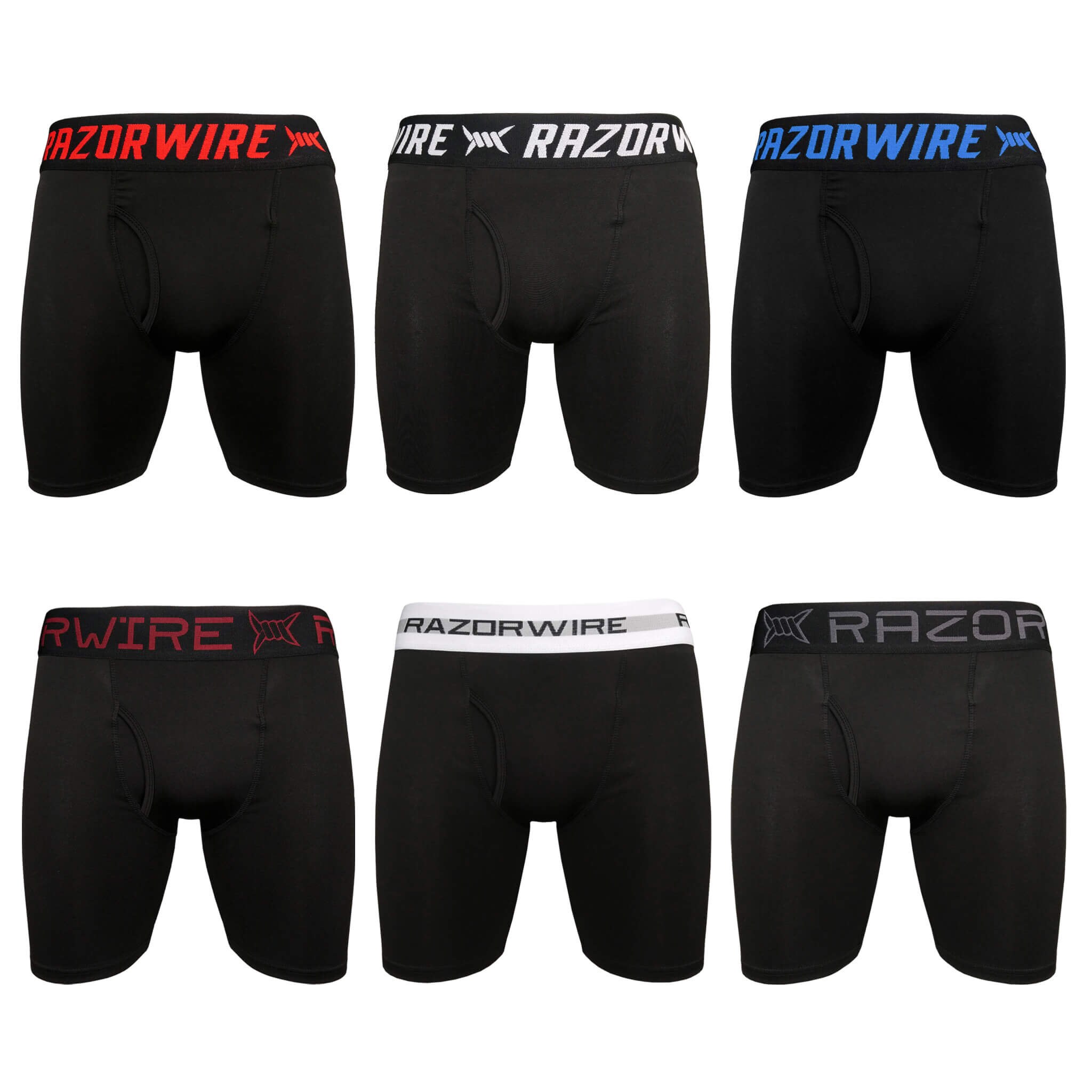 PSD Underwear Men's Boxer Briefs (Black/Vice City/XL)