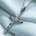see more listings in the Silver cross pendants section