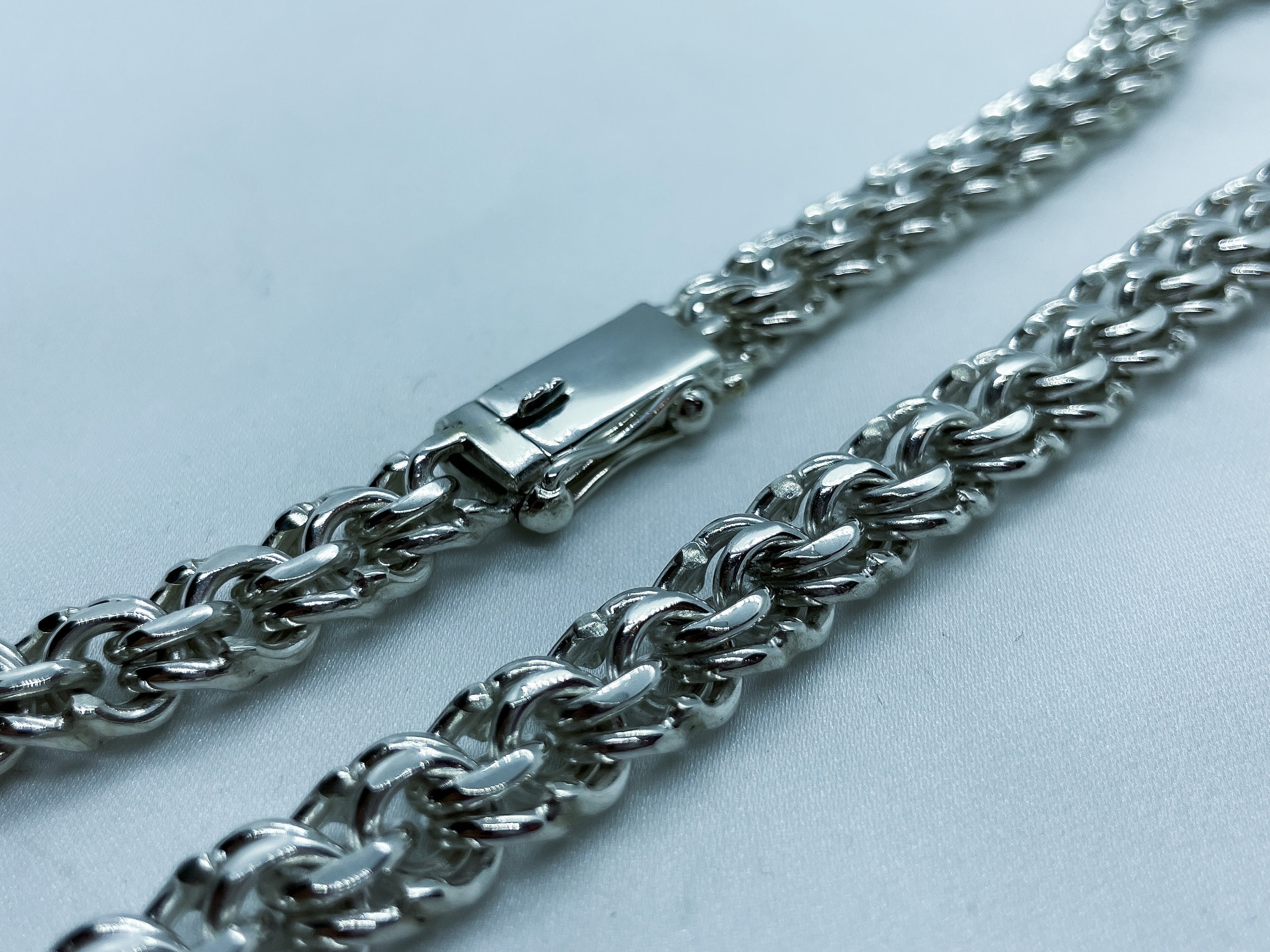 Collana A Catena Bismark Bizmark Da 2 Mm In Oro Giallo 14K E Argento - Foto 3