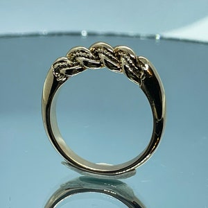 Traditional Latvian ring, 14k 585 gold Namejs ring Nameja gredzens S size, for women, Latvian jewelry, image 7