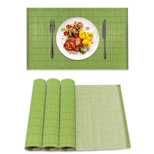 Bamboo Placemats Etsy