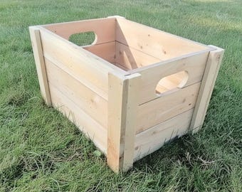 Cajas rústicas de cedro para almacenamiento, jardinera para el hogar (19 x 14 x 11)