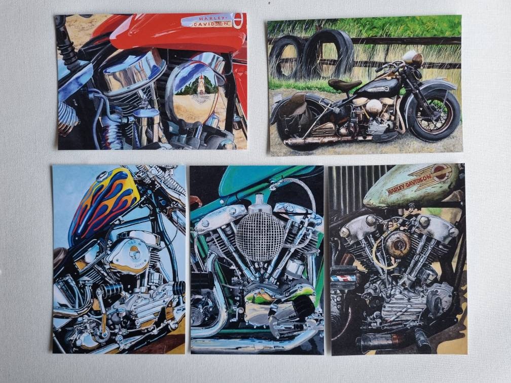 Harley trading cards - Etsy 日本