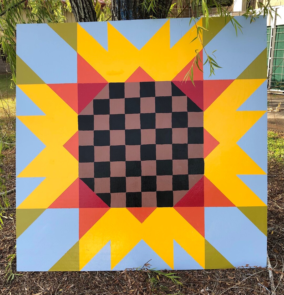 Barn Quilt/sunflower Barn Quilt/flower Barn Quilt/traditional Barn
