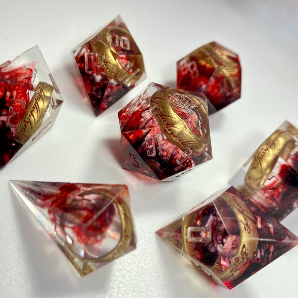 PREORDER One Ring LotR Polyhedral Dice Set