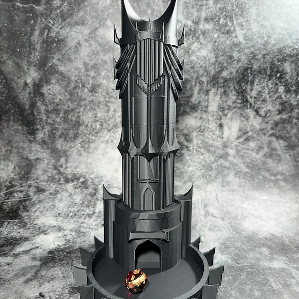 Barad Dur LOTR Dice Tower for DnD Dungeons and Dragons TTRPG Pathfinder