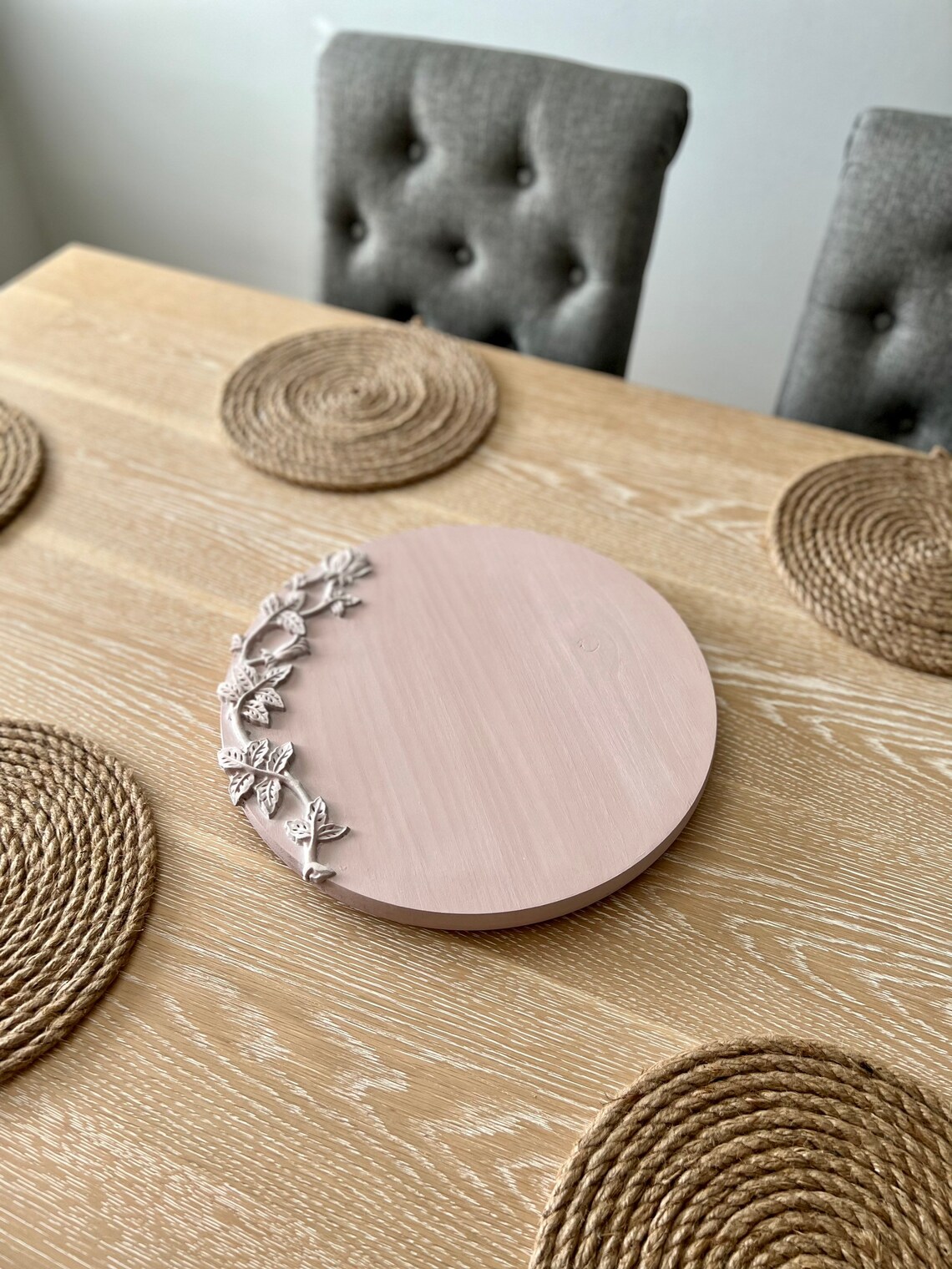 15 Lazy Susan Round Wood Tray Kitchen Counter Etsy