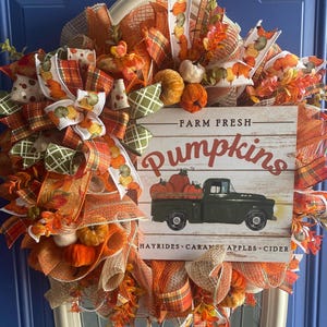 Fall Wreath, Fall Wreath for Front Door, Fall Door Wreath,  Front Door Fall Wreath, everyday welcome wreath for fall, Fall Wreath for Door,
