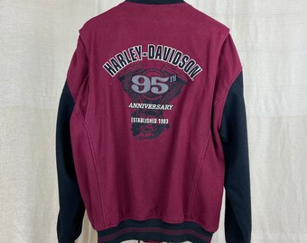 harley davidson varsity jacket