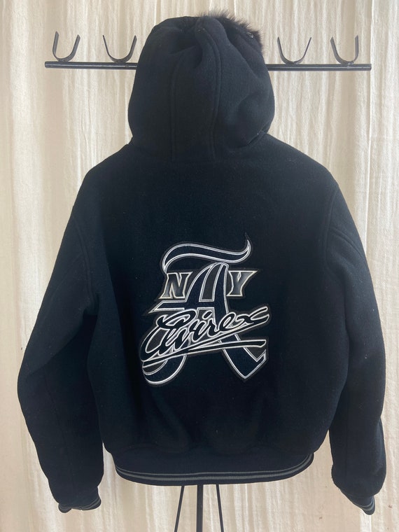 Rare Vintage Avirex 90s NY Hooded American Varsity Jacket. - Etsy