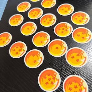 Dragonball Z Stickers, Anime Stickers, Manga, Matte, Water Resistant, Dragonball Decal