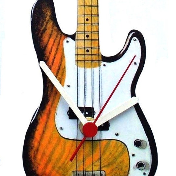 Fender Precision Bass Guitar Clock -  Fender Guitars - Bass Guitars - G5-C