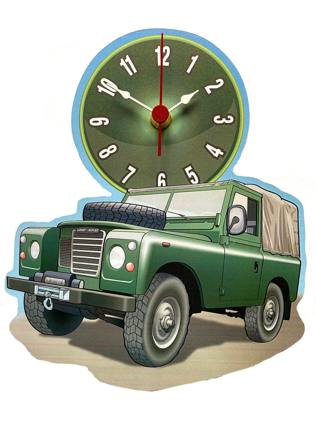 Land Rover Clock Land Rover Clocks Land Rovers 4 X 4 Etsy UK